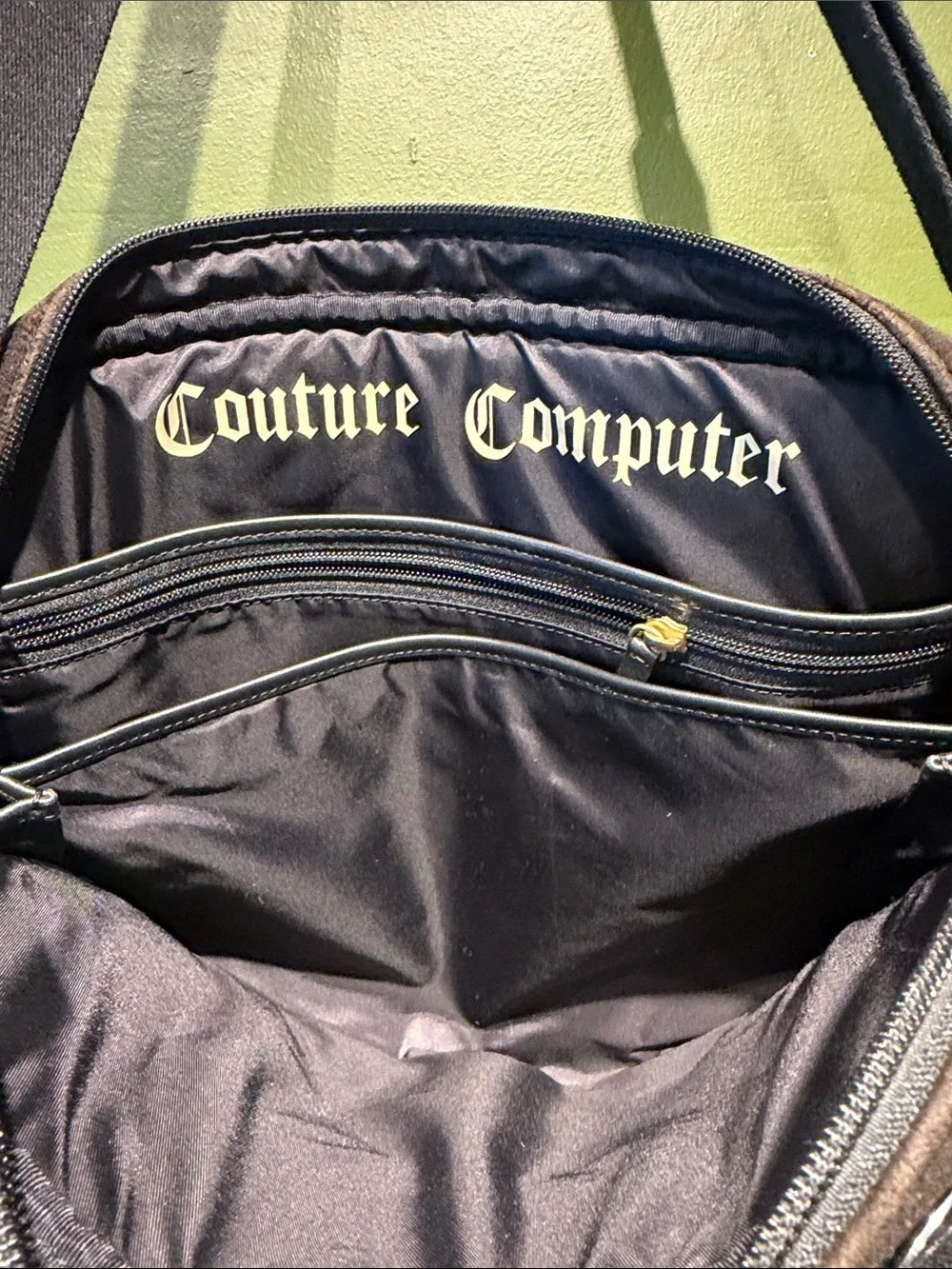Juicy Couture Black Computer/Laptop Bag